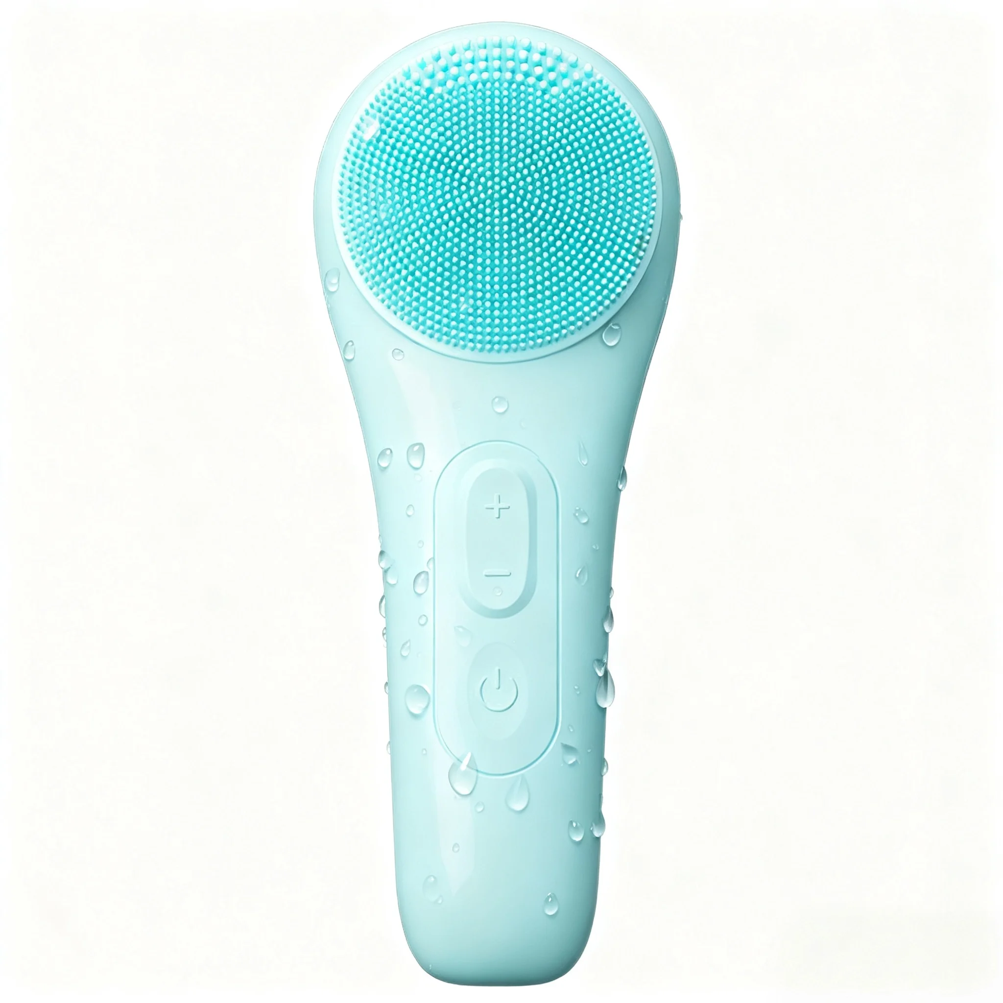 Dispositif de lavage du visage en Silicone, compresse chaude, Massage, charge ultrasonique, brosse de lavage du visage, étanche, nettoyeur électrique à vibrations