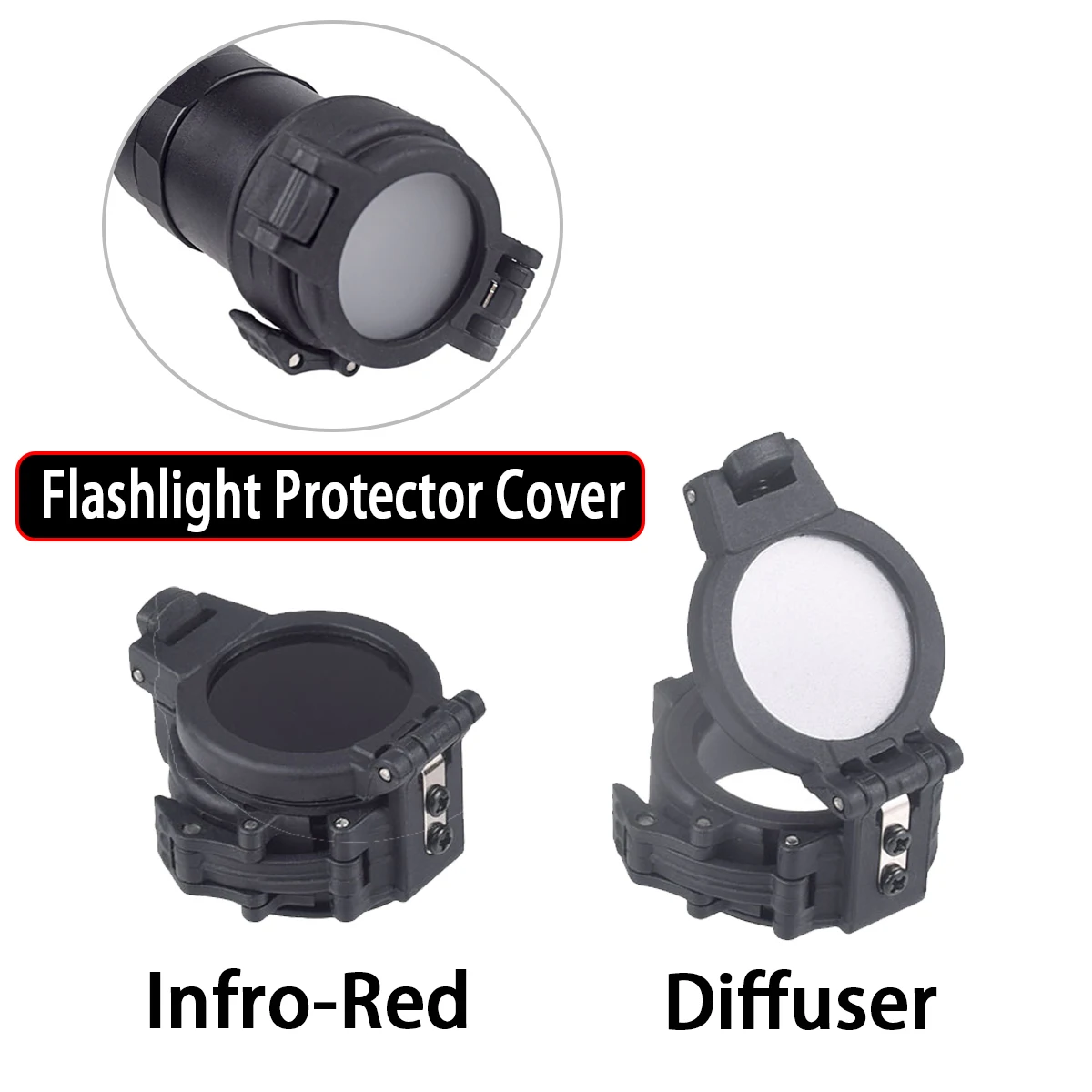 

Тактический фонарик для оружия SUREFIR M300 M600, ИК-заполняющий защитный чехол для M300B M600B M300C M600C, аксессуары для охотничьего разведчика