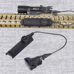 Taktyczny SureFire X300 X400 zdalny przełącznik podwójna funkcja latarka stała/chwilowa kontrola ciśnienia akcesoria do ogona