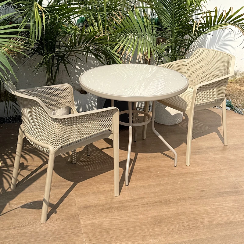 주방 이동식 정원 가구 세트 커피 야외 공부용 현대적인 고급 정원 가구 세트 글쓰기용 가구 정원 가구