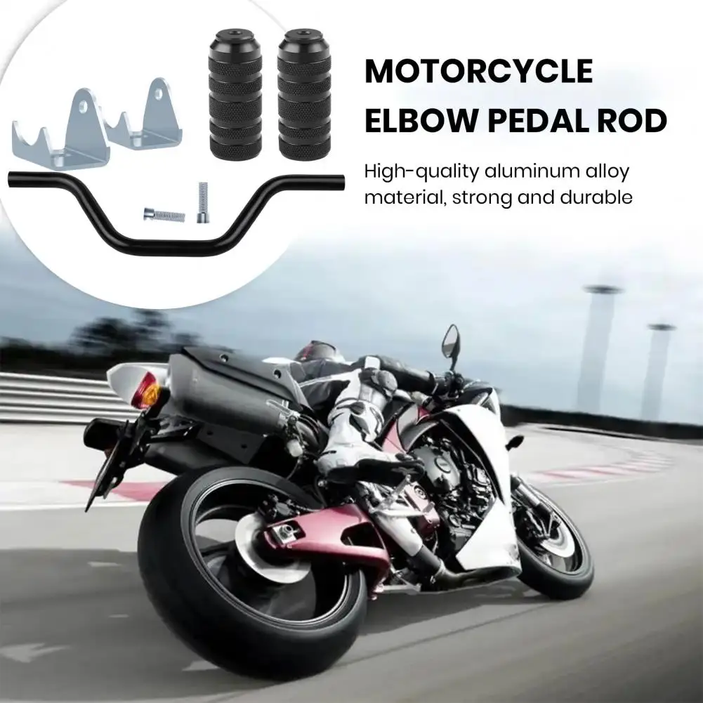 

Pedal Lever Bike Accessories High Toughness Motorcycle Aluminum Alloy Foot Pegs Set with Anti-oxidation Pedal Lever for Footrest