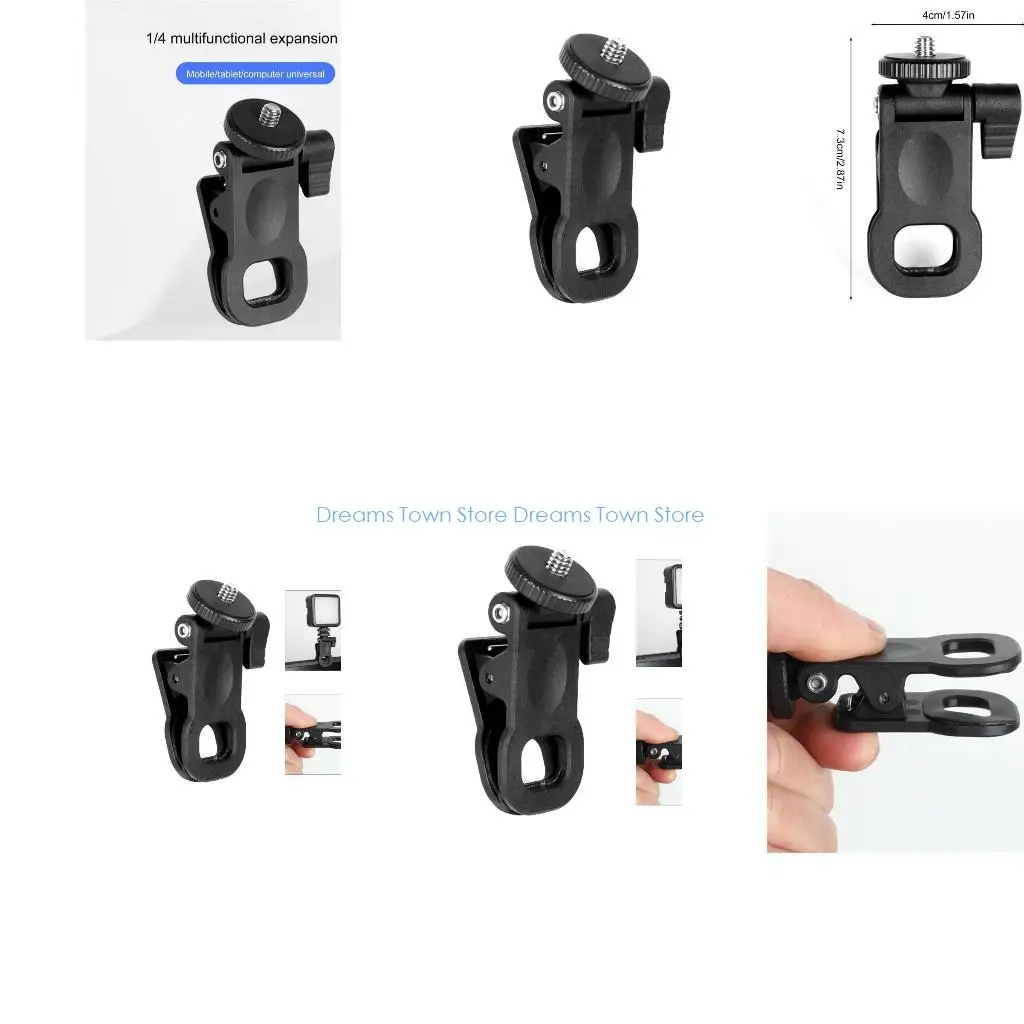 

HX6A Регулируемый заполняющий светильник, зажим для вспышки, держатель вспышки для камеры с винтовым креплением 1/4, держатель и