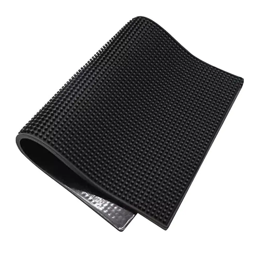 

PVC Non-slip Mat for Haircut Tools Black Scissors Storage Salon Cushion Heat Insulated Anti-skid Pad for Home Hair Salon