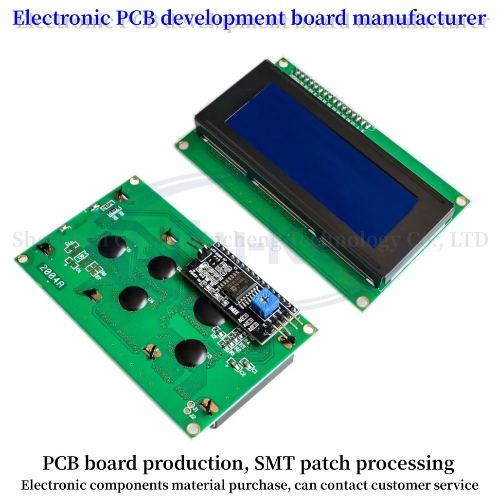 Модуль адаптера последовательного интерфейса LCD2004 + I2C 2004 20x4 2004A с ЖК-дисплеем HD44780 (1 шт.)