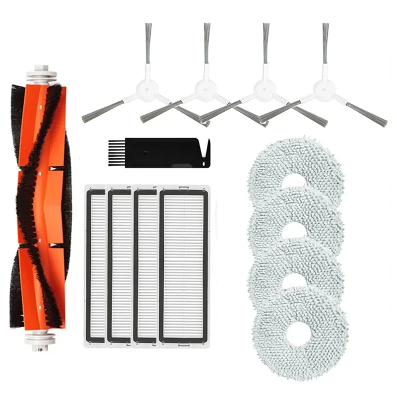 PROMOTION! For Xiaomi Robot Vacuum S10+ / S10 Plus B105 Cleaning Kit Accessories Main Side Brush Hepa Filter Mop Rag