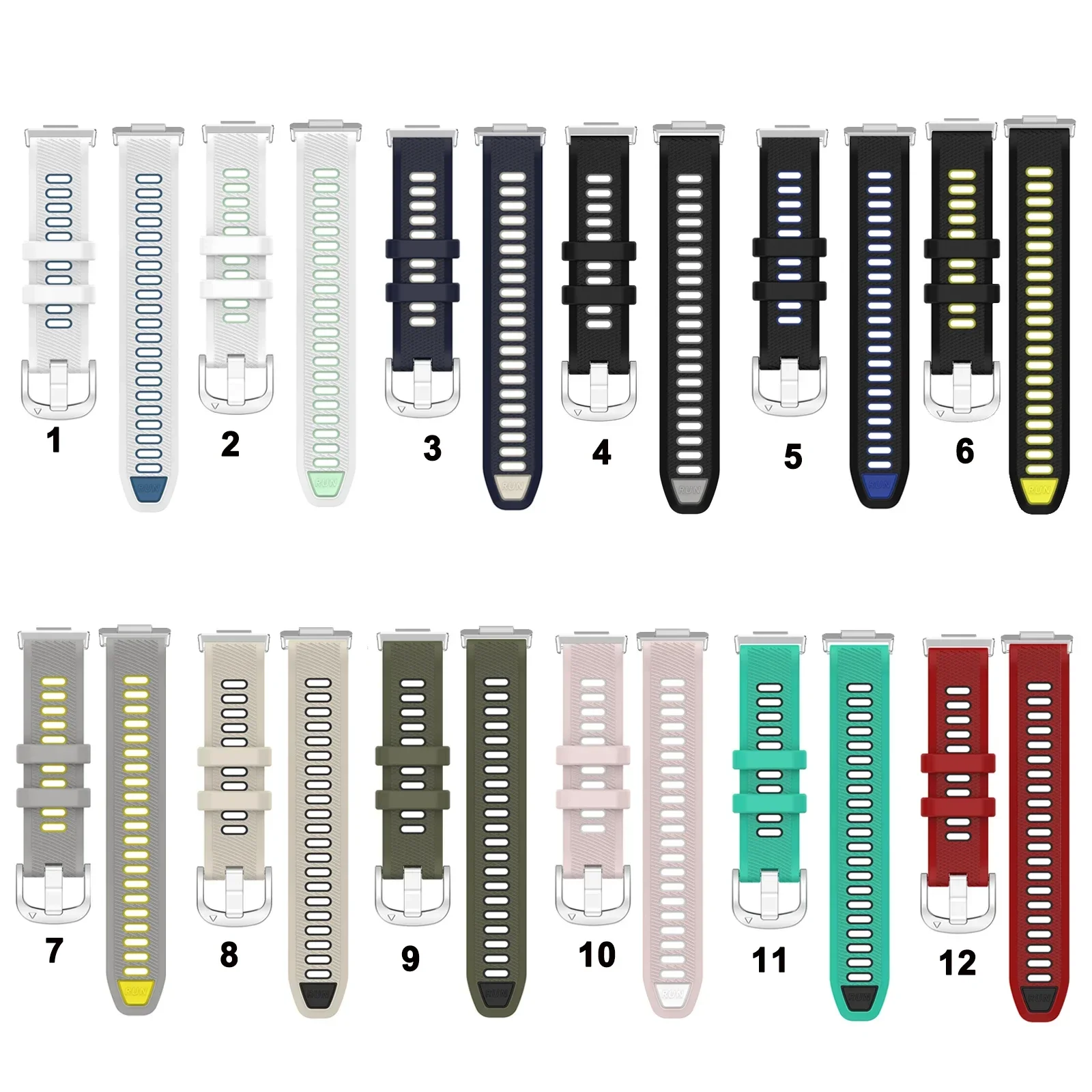 حزام تشغيل من السيليكون + موصل لساعة Huawei Watch Fit 4 / Fit4 Pro الاحتياطية