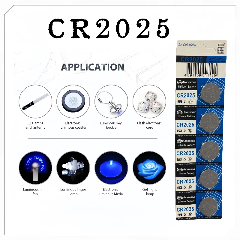 

Original 20-100PCS 3V CR2025 Button Battery For Car Key Fob Remote Control Computer Motherboard Toys CR 2025 Coin Cell