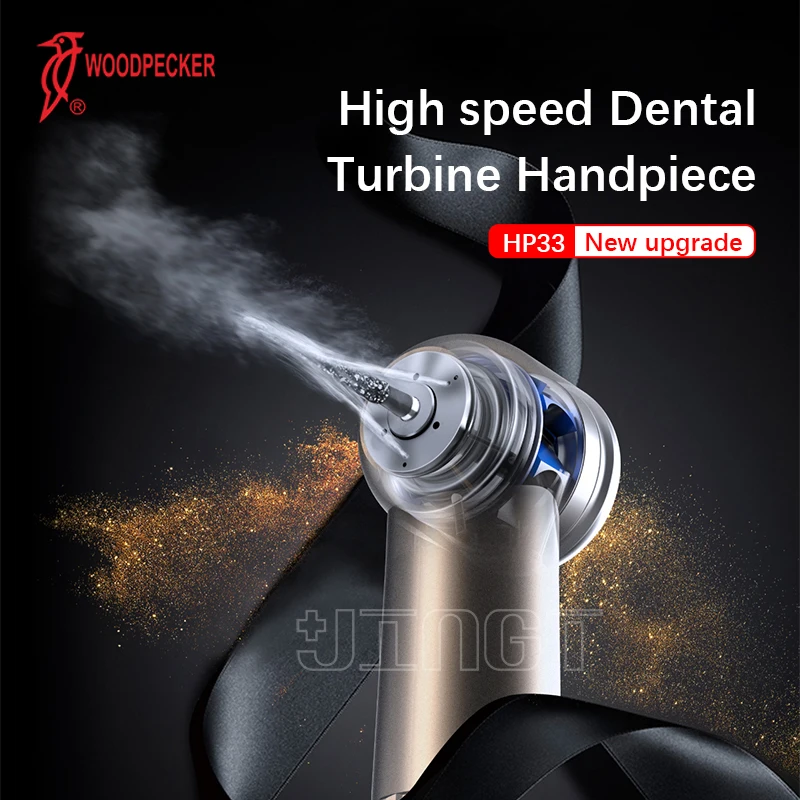 

Woodpecker High Speed Dental Turbine Handpiece 2/4 Hole Air Turbine E-Generator Ceramic Bearing Dentist Tips Triple Water Spray