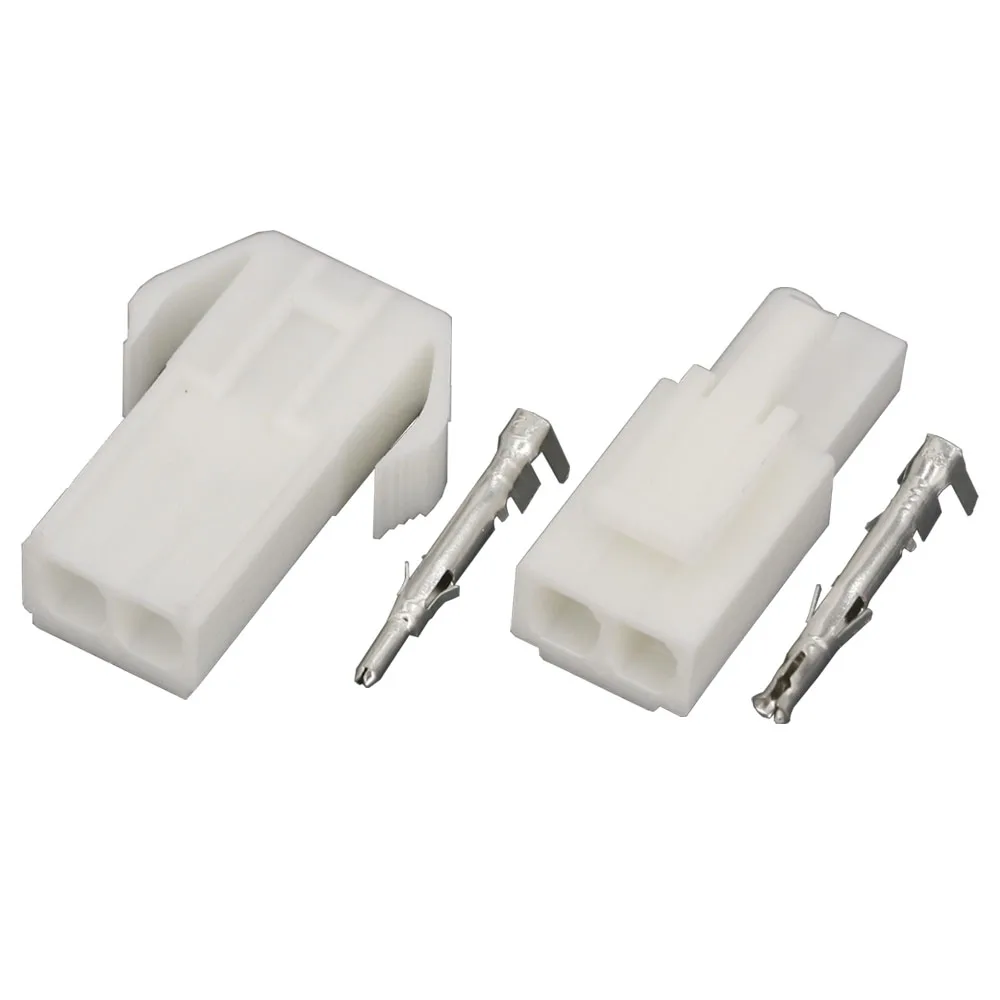 10 Sets EL-2P Small Electronic connector 4.5mm spacing, EL-4.5 2P Multipole Connectors Male and Female Plug + terminals