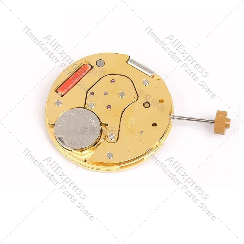 حركة روندا 6004B الجديدة والأصلية باللون الفضي والذهبي 12 الساعة 6004 قطع غيار حركة ساعة كوارتز