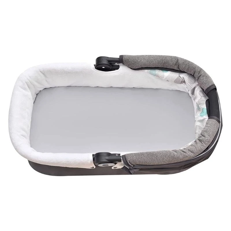 J15U 3 قطعة سرير الطفل المجهزة ورقة الوليد تغيير غطاء مراتب مضاد للماء عالي الجودة الصلبة تنفس سرير المجهزة ملاءات حمالات غطاء #1