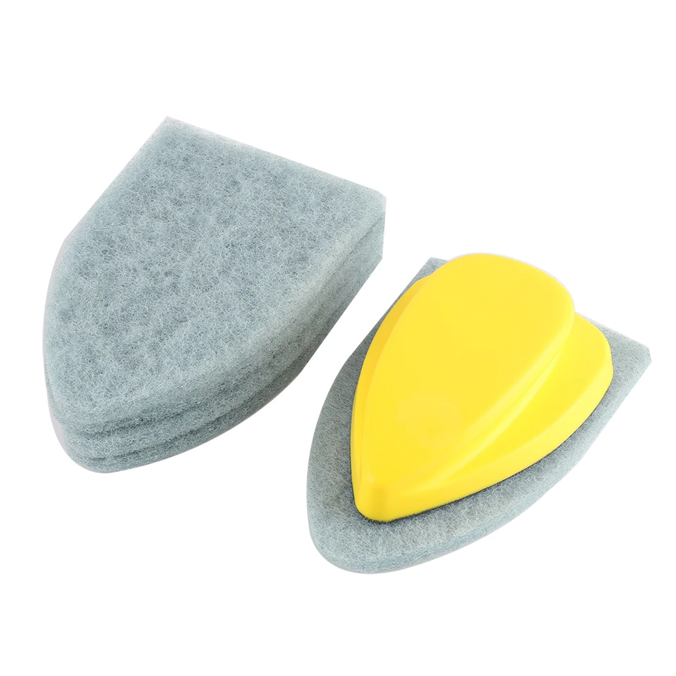 Window Glass Sponge Scrubber Handheld Wipe Tool With Cleaning  Nylon Pad Car Cleaning Accessories Soap Foam Cleaning Tool