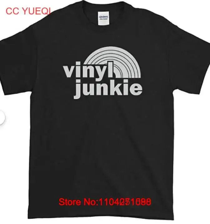 Vinyl Junkie T-shirt LP Crate Digger Sizes S-5XL