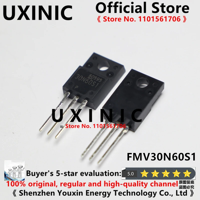 

UXINIC 100% New Imported OriginaI FMV30N60S1 30N60S1 TO-220F