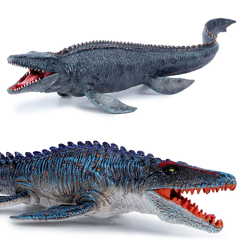 Mosasaurus Dinosaur Model Toy Jurassic Dinosaurs World Animal Model Action Giant Sea Monster Figures Display Collector Kid Gift