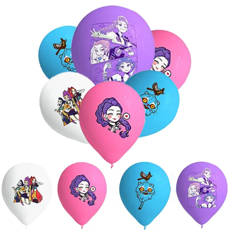 16 Uds Kpop Demon Hunter globos de fiesta decoración de fiesta globo de látex para cumpleaños Halloween Cosplay suministro de fiesta de Navidad regalo