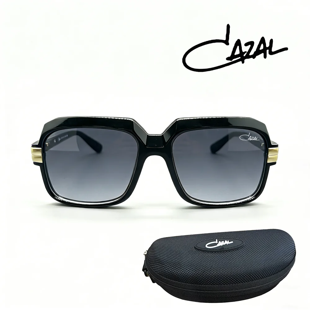 

Original CAZAL Sunglasses 607 UV400 Gradient Square Shades For Men Women Designer Brand