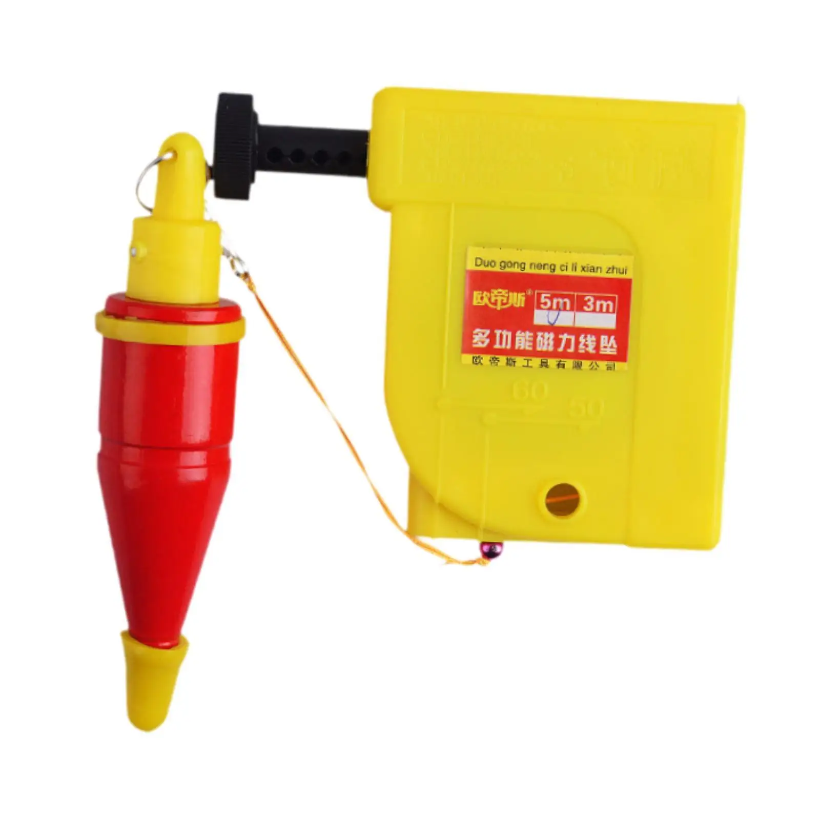 Plumb Bob Setter with 5M Line Versatile Flexible for DIY Enthusiast Professional Sturdy Wire Hammer Line Drop Measuring Tool image 3