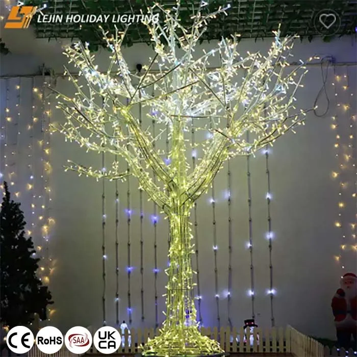 Christmas decorations customized IP65 smart LED motif tree lights for festival decoration