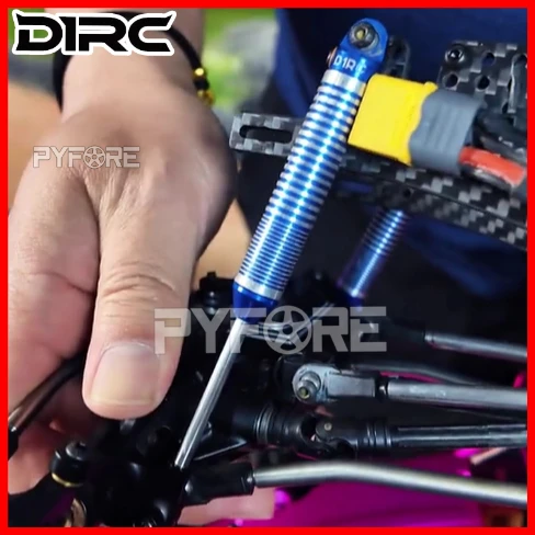 

D1RC Metal D-Shock Series Oil Filled Suspension Dampers Adjustable Length 100mm-120mm for Simulation Rock Crawler Climbing Truck