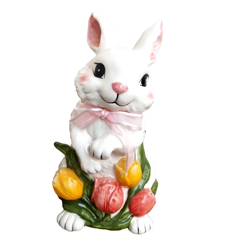 

Cute Rabbit Ornament Ornament European Light Luxury Home Furnishing Personality Cute Holiday Gift