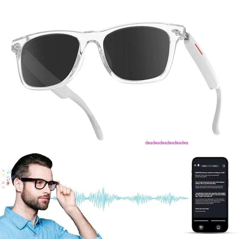 2025 E13-C النظارات الذكية AI ترجمة لاسلكية BT دعوة الموسيقى التحكم الذكي نظارات الرجال والنساء النظارات الشمسية في الهواء الطلق