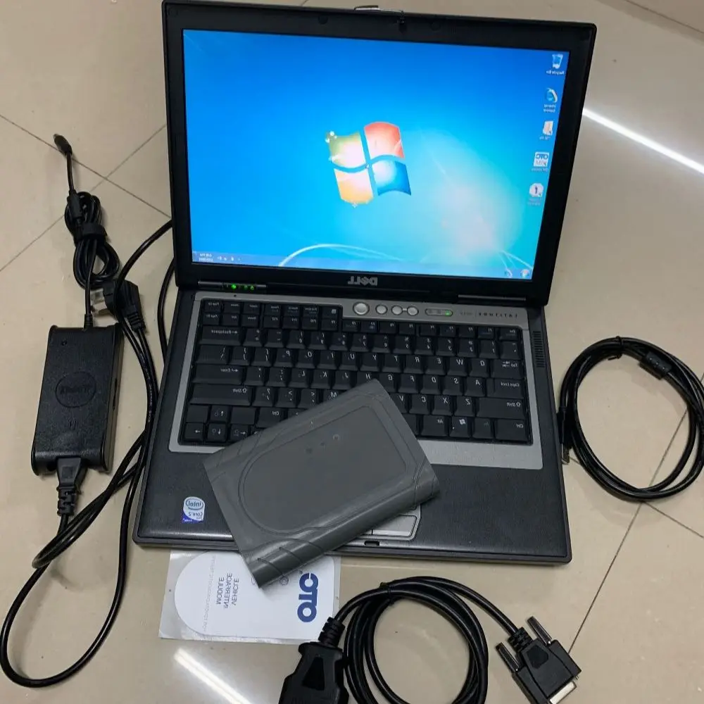 for t-oyota diagnostic tool otc it3 gts scanner with software hdd 320gb installed in 90% New laptop d630 4g full set cables