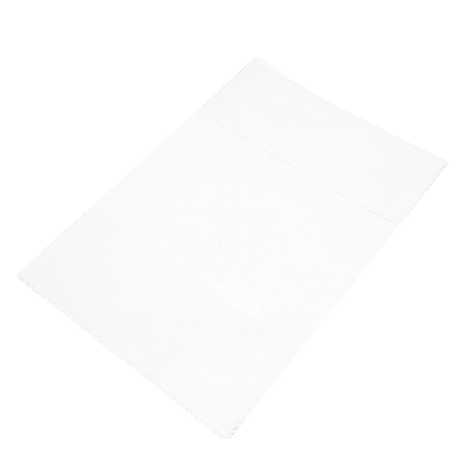 PVC Book Cover Sleeve A6 Clear Protective Cover for Planner Notebook Journal Binder Loose Leaf Refillable Book Protector Case