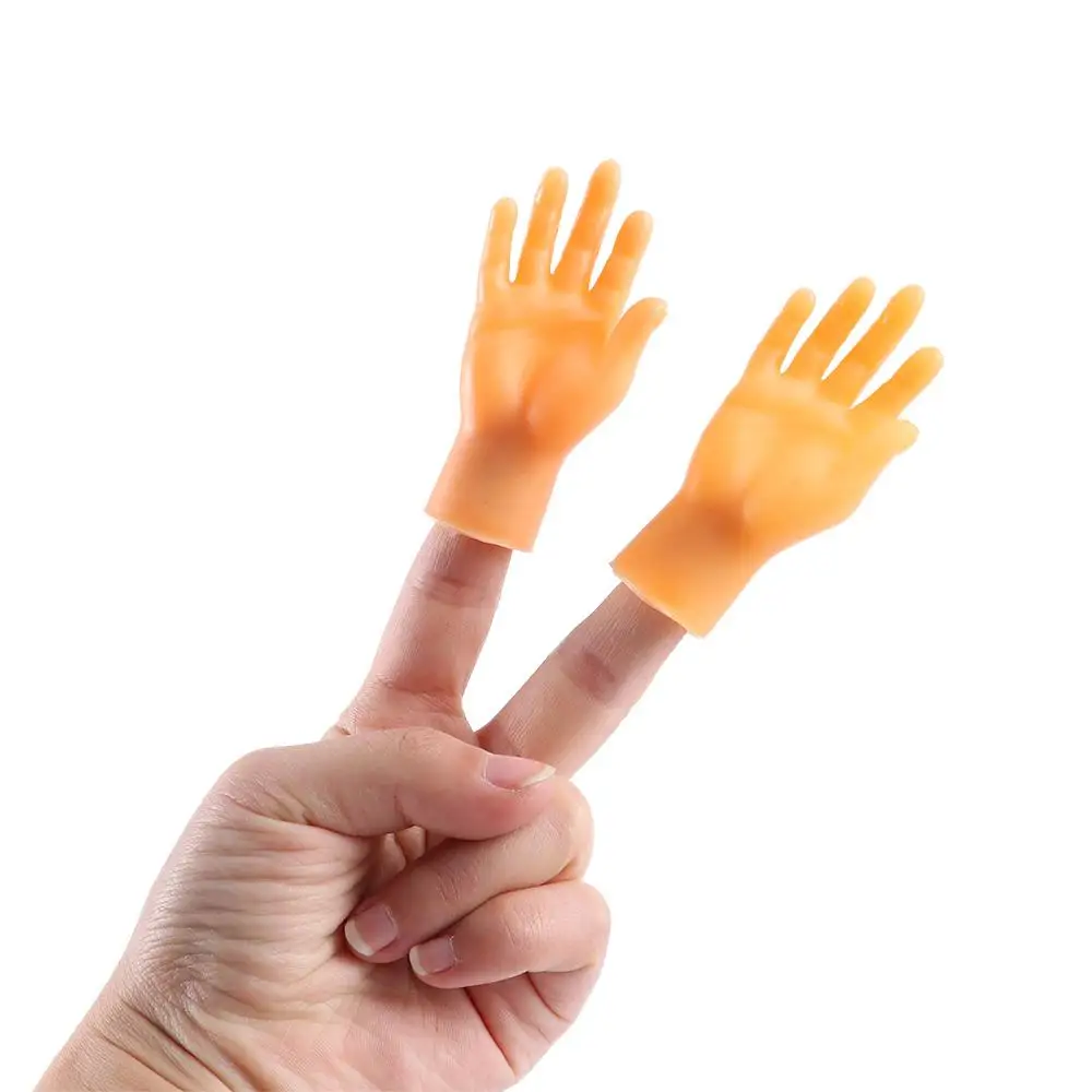 voor Kinderen voor Game Mini Cartoon Links Rechterhand Creatieve Kleine Vinger Handen Vingerpoppetjes Vinger Speelgoed Klein Handmodel