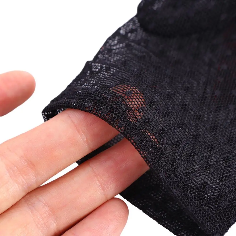 Riding Anti Uv Lattice Mesh Lace Mittens Short Gloves Women Gloves Driving Gloves Finger gloves