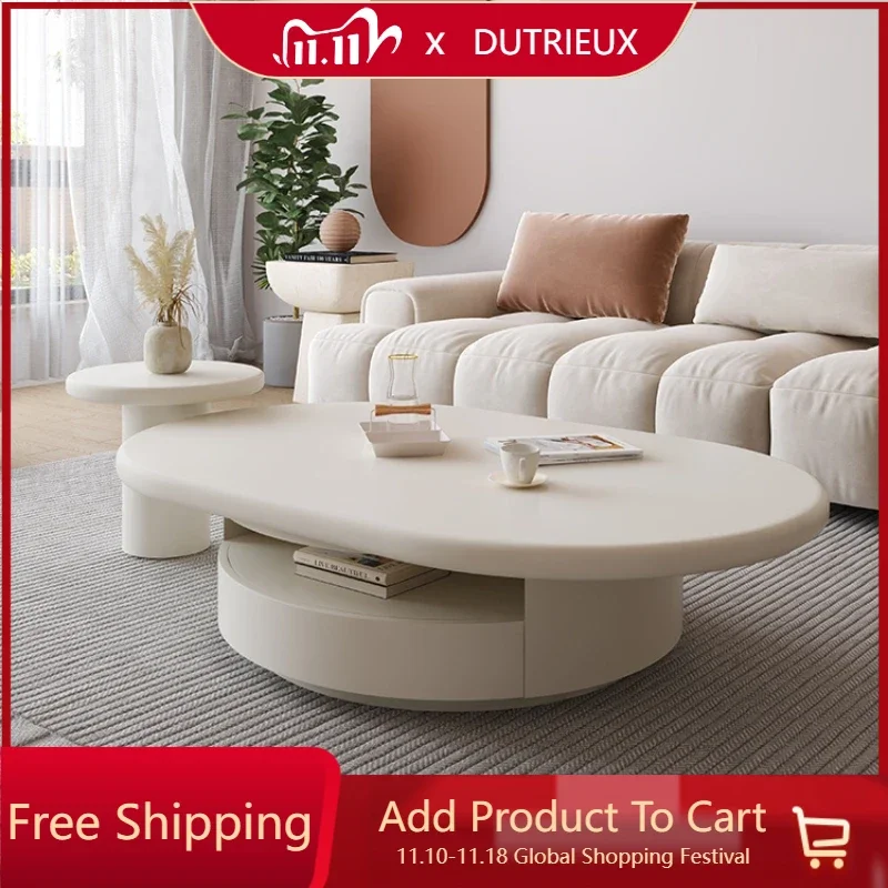 

White Modern Coffee Table Design Hardcover Floor Small Coffee Table Sofa Side Mesa Centro Salon Living Room Furniture