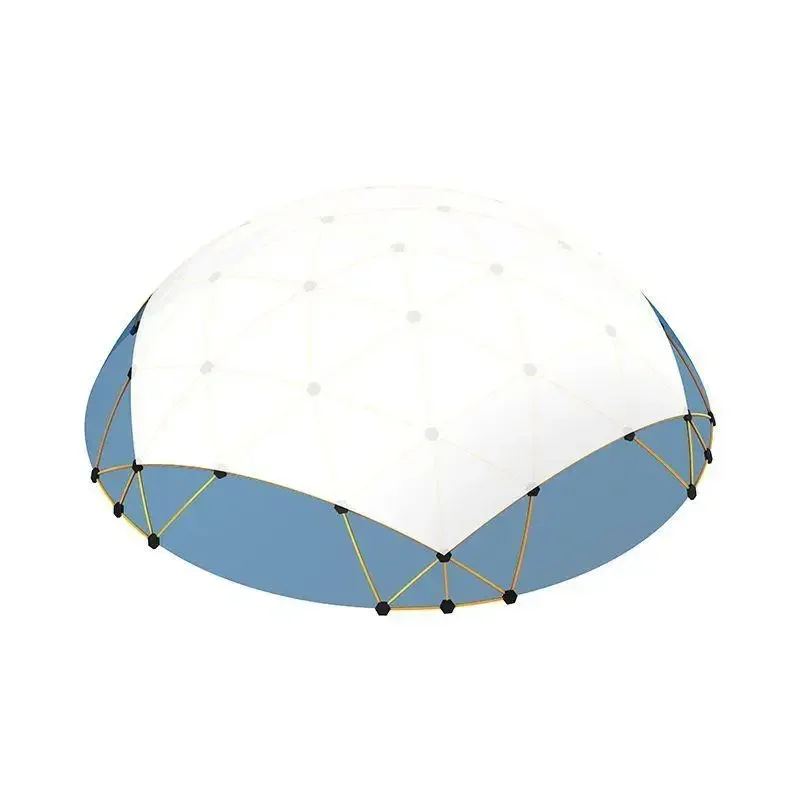 Outdoor camp dome canopy tent, outdoor camping sun protection rain protection team building activities hotel spherical large sky