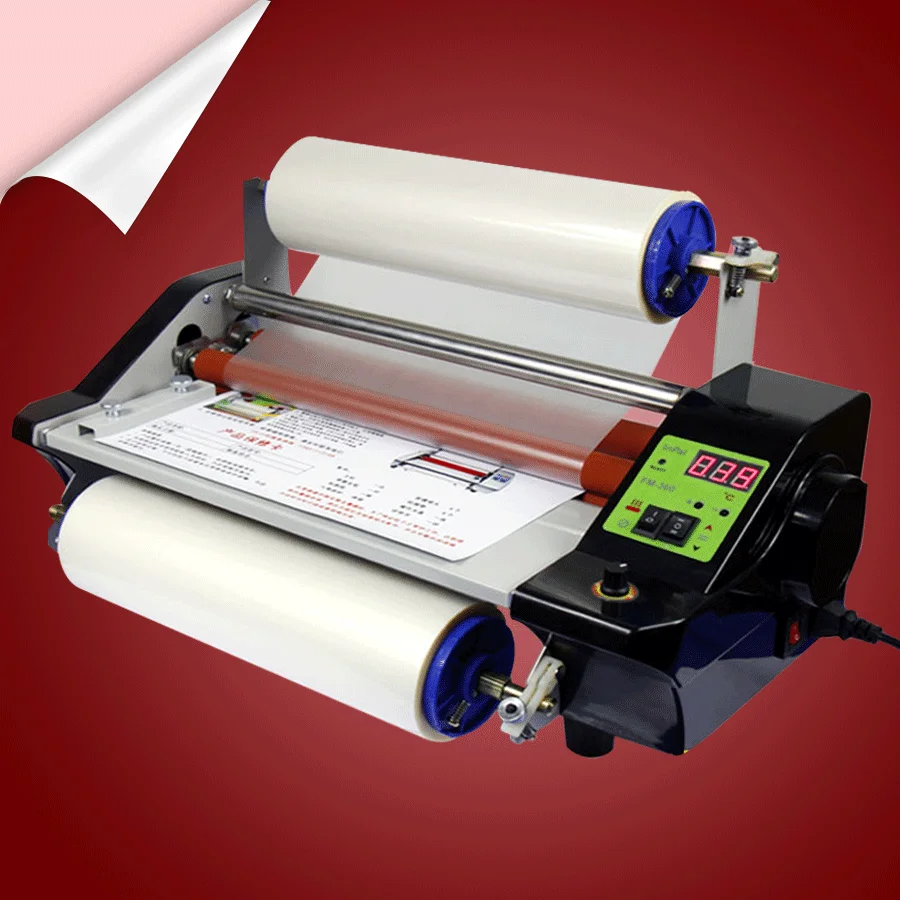DOMSEM Uv Dtf Film Sticker Roll To Roll Cold 30cm Laminating Machine A3 Size Format Full Automatic Laminator