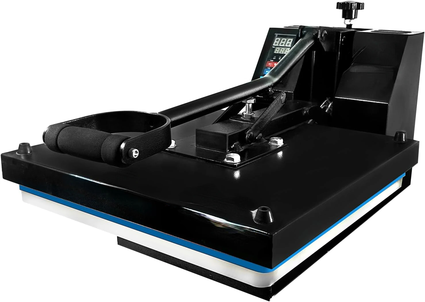 Heat Press 15x15 inch Industrial Quality Sublimation Heat Press, Slide Out Heat Transfer Machine for T-Shirt, Blue