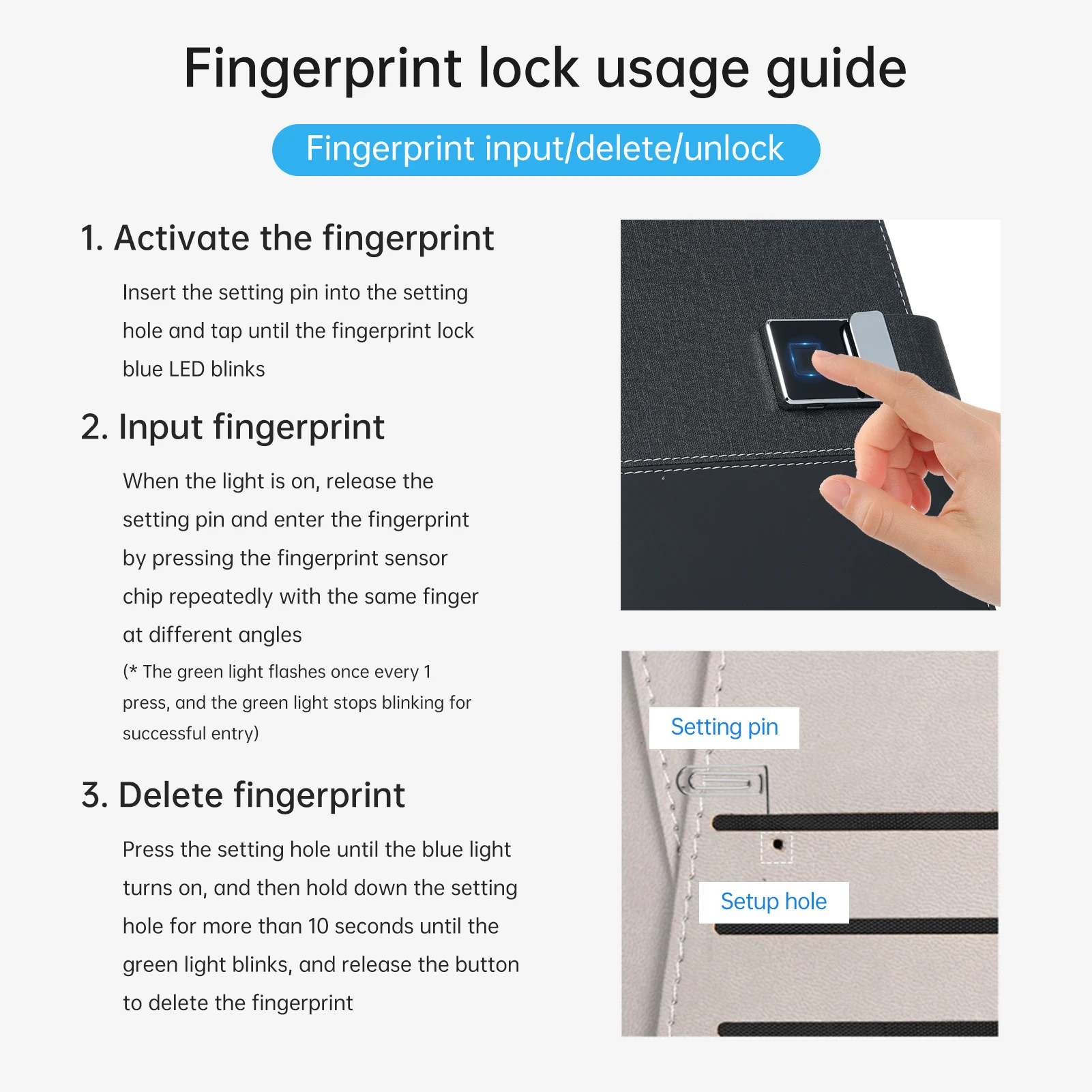 A5 Leather Notebook with Fingerprint Lock 16GB High-Speed USB Drive Lined Journal Planner 100-Page 6-Ring Binder 4 Card Slots