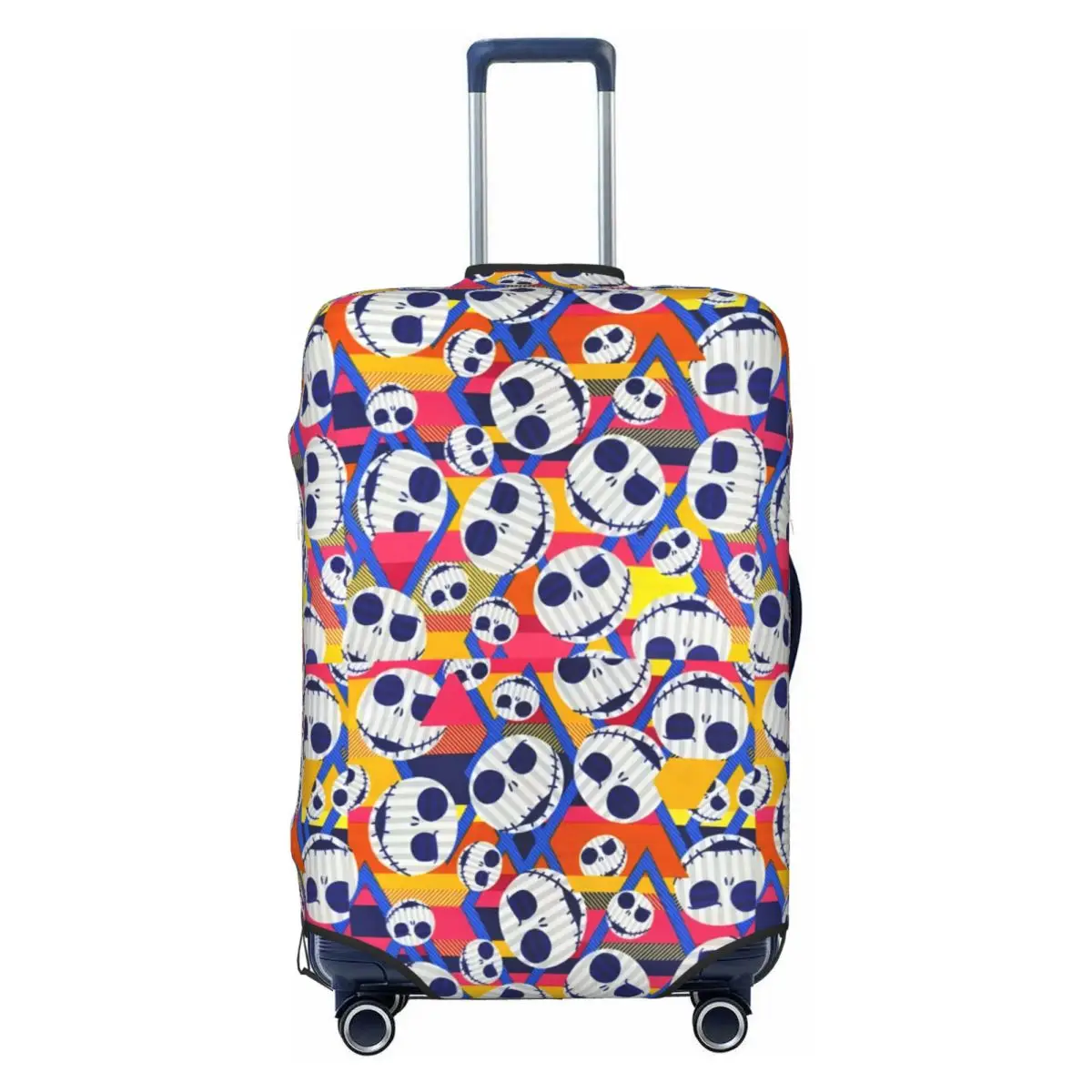 

Custom Nightmare Before Christmas Cartoon Hot Travel Luggage Cover Washable Manga Suitcase Cover Protector Fit 18-32 Inch