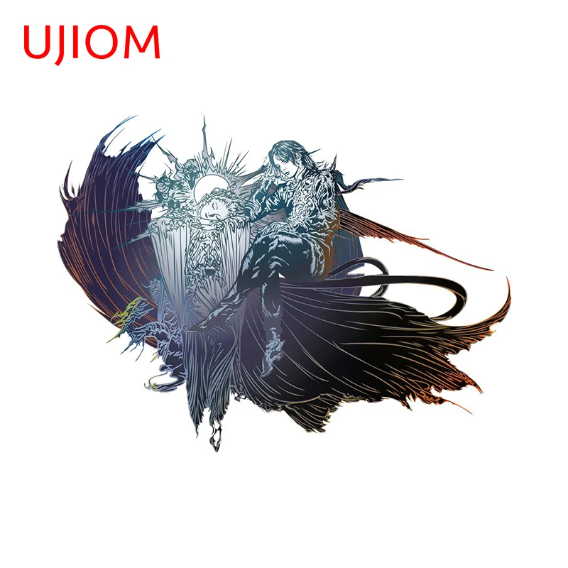 UJIOM ل FF7 Sephiroth سحابة ملصقات جدار شخصية شعبية أنيمي غرفة حضانة الطفل الشارات خلفيات مقاومة للماء ديكور المنزل #6
