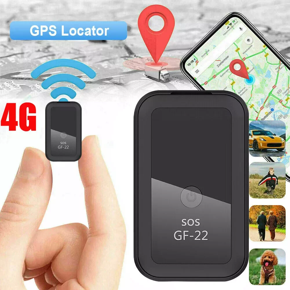 GF-22 Car Tracker Device Strong Magnetic Automatic Alarm Motorcycle Car Mini GPS TrackersVoice Control Anti-Lost Device Locator