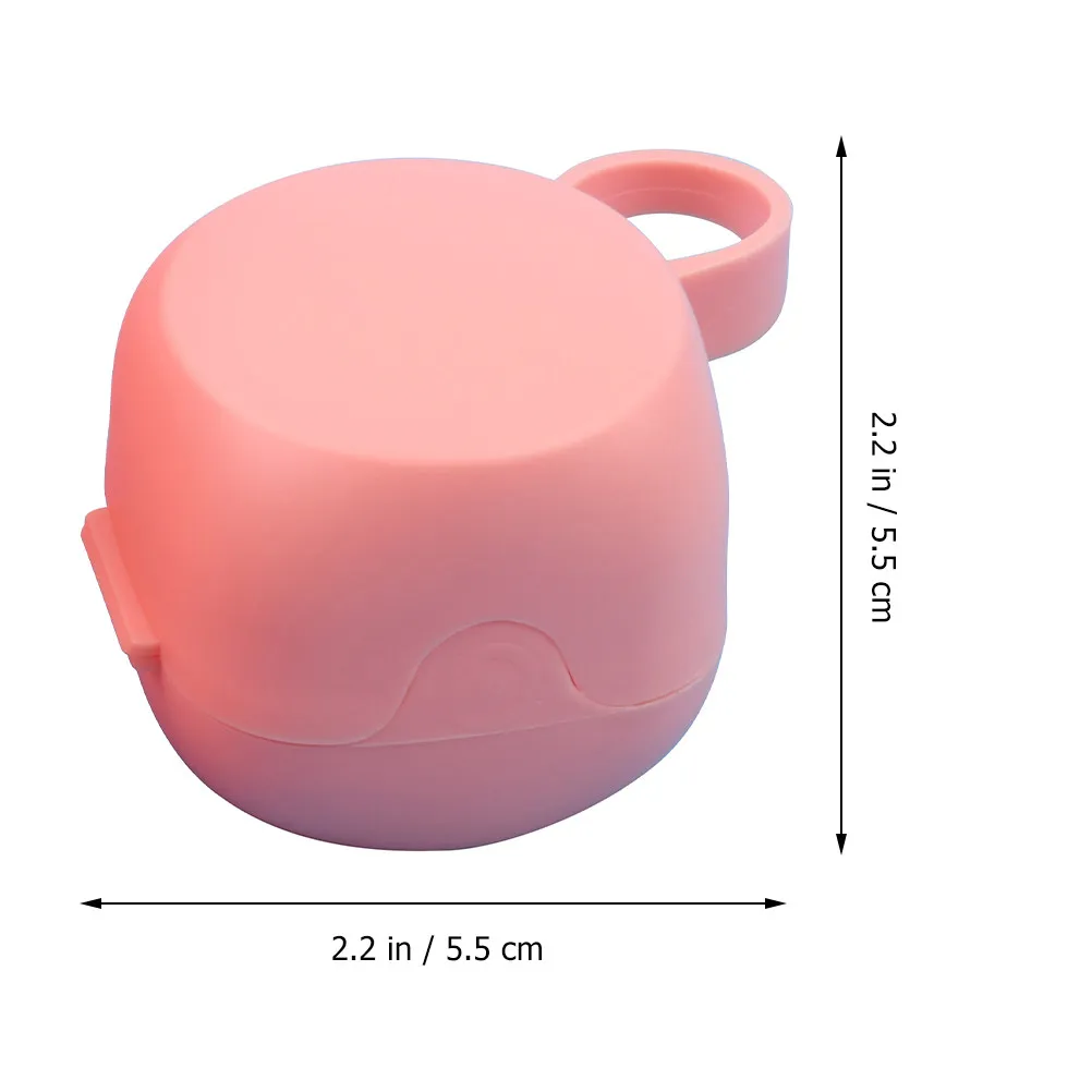 4Pcs Pacifier Container Box High Sealing Baby Soother Storage Travel Friendly Pacifier Protective Box