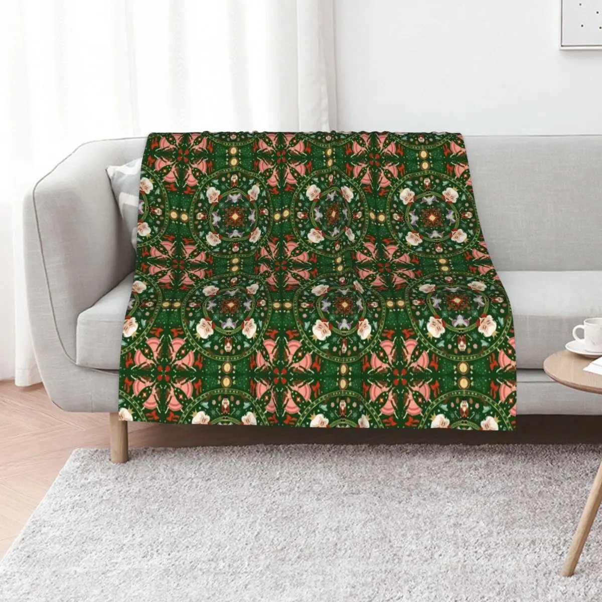 

Holiday Ballet Circle Pattern Throw Blanket Nap Softest Camping For Decorative Sofa Blankets