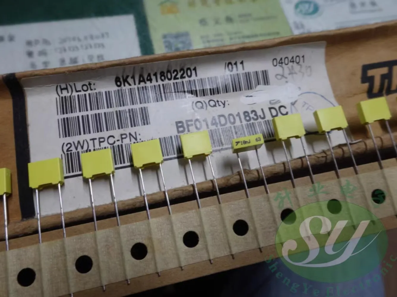 

50PCS TPC 0.018uf/63v 18nf 183 New film capacitor 5MM