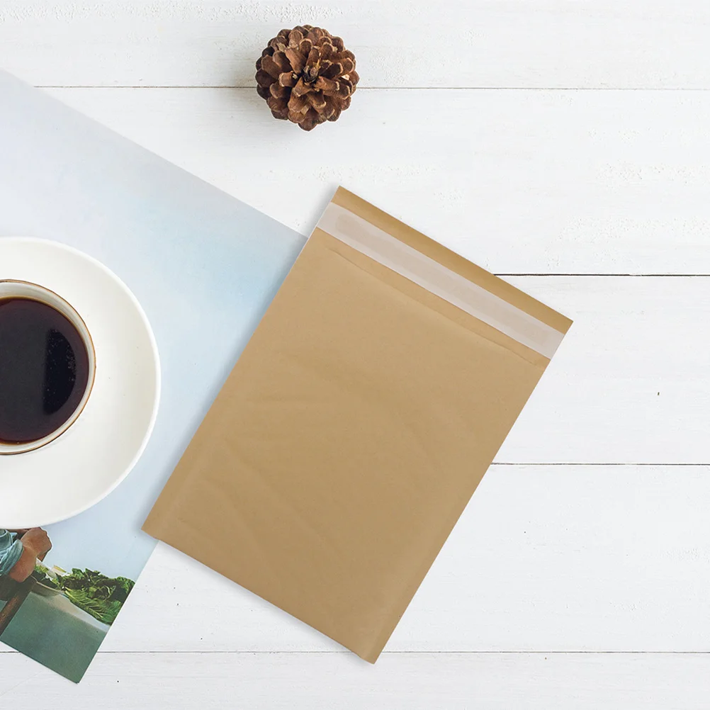 

25Pcs Bubble Packaging Bags Shipping Seal Envelopes Reinforced Edges Self Sealing Padded Mailers for Safe Transport of Valuables