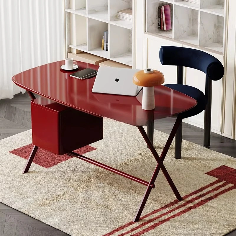 Modern Minimalist Office Desk Storage European Shelves Aesthetic Office Desk Luxury Standing Mesa Ordenador Unique Furniture
