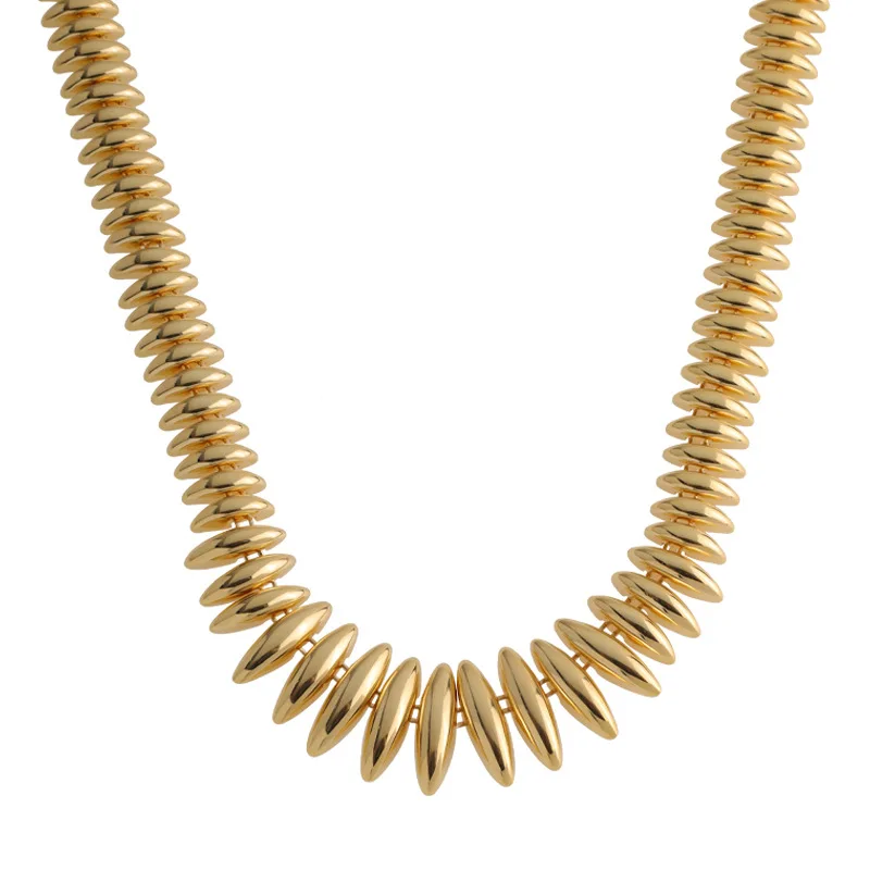 Brass Chunky Arrow Choker Necklace Women Jewelry Punk Designer Runway Rare Gown Boho Japan Korean
