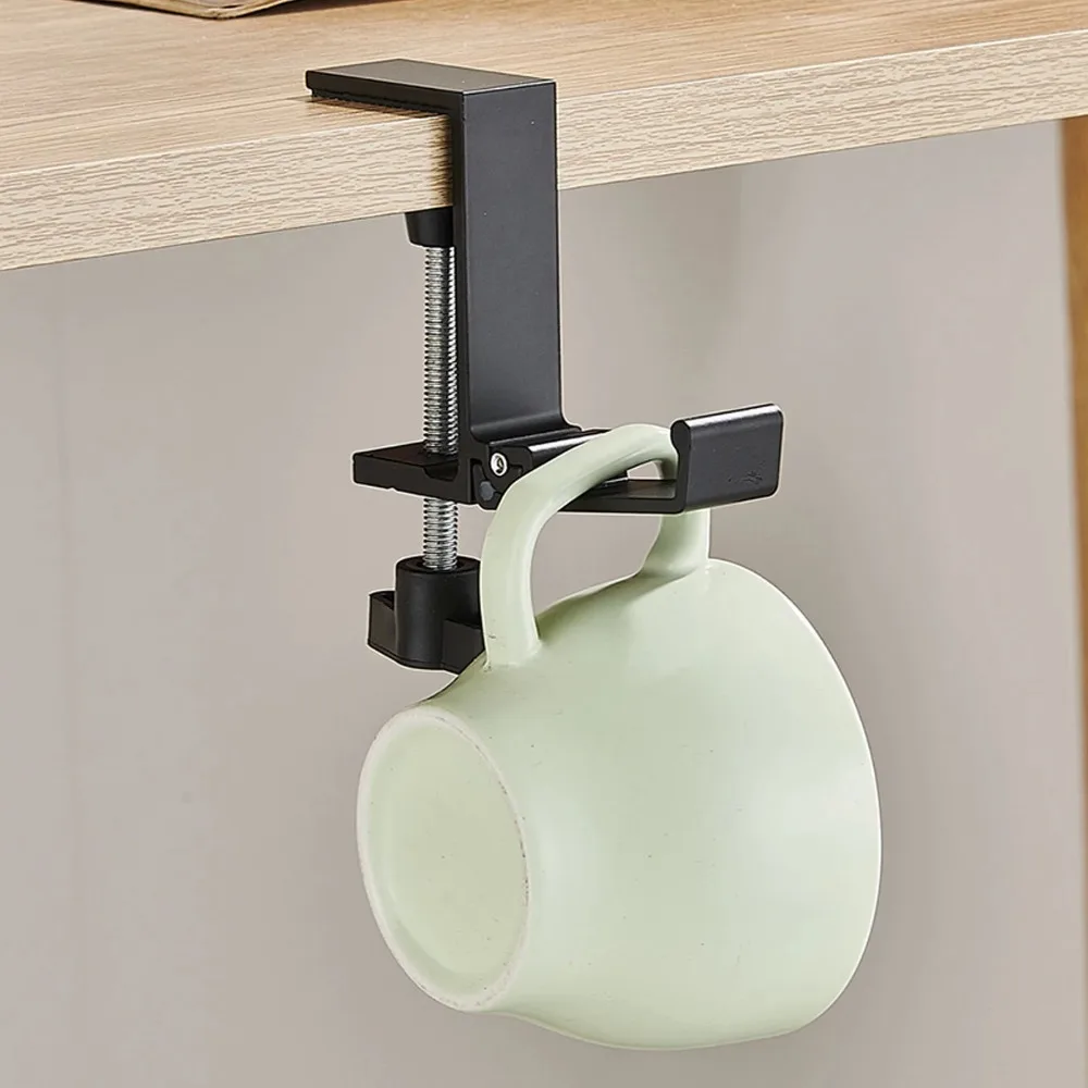 Punch-free Hanging Bag Hook Student Desk Side Hanging bag Artifact Removable mobile Handbag Holders Multi-functional Table Hook image 3