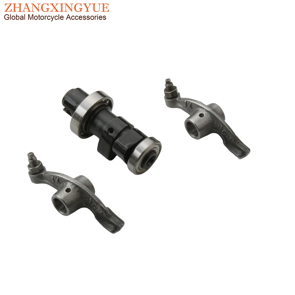 Scooter Mio50 Camshaft & Rocker Arm For SYM Allo Cello Crox Fiddle 3 Orbit 2 50 Symphony SR ST Tonik X-Pro 50cc 4T