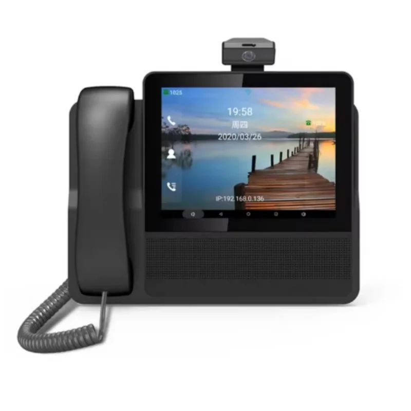8 inch S09 Video Conference SIP Network PSTN Phone IP Phone Business Office Phone WiFi Function 3000mAh Telephone Landline