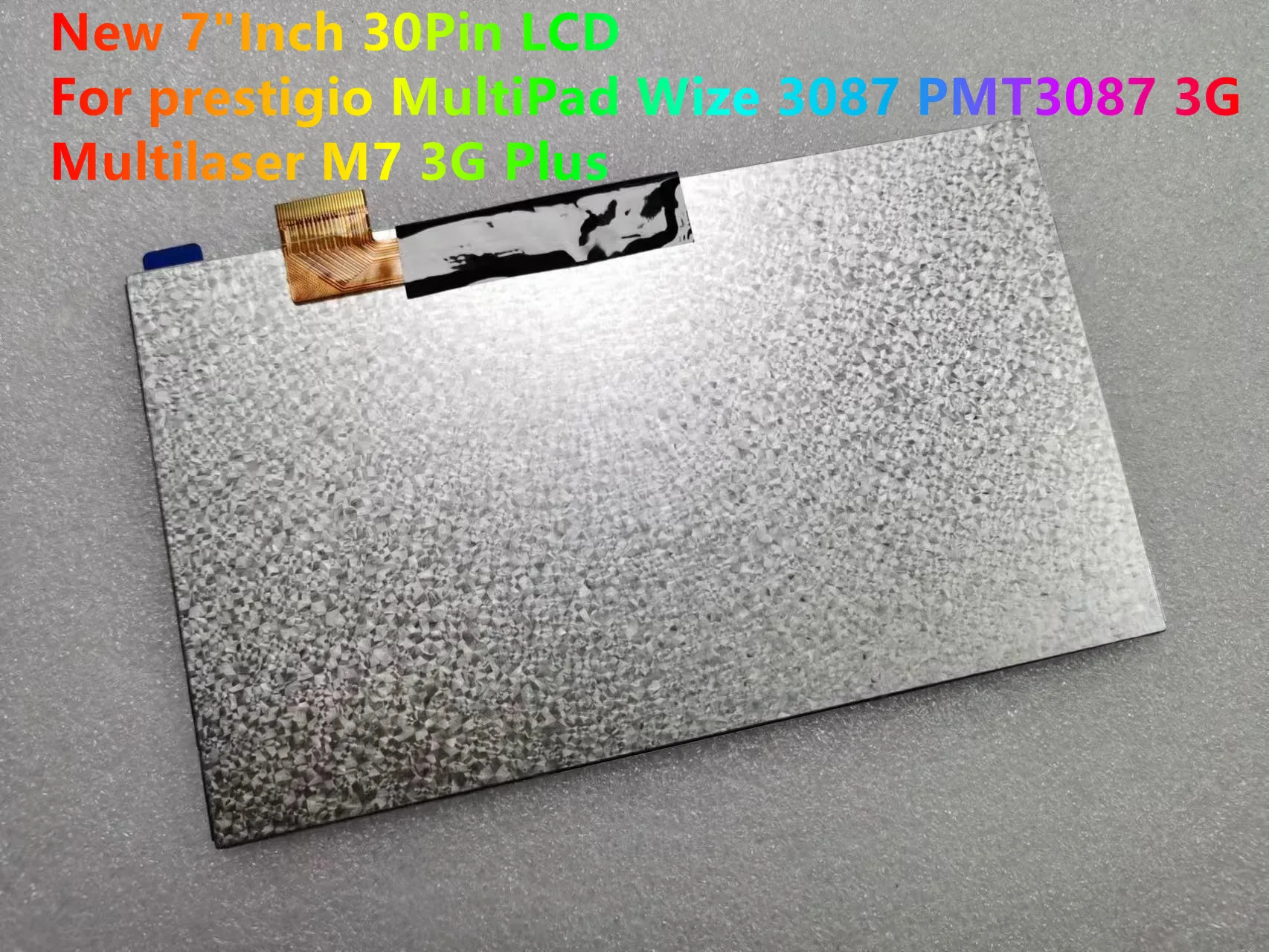 

New 7" Inch 30Pin LCD For prestigio MultiPad Wize 3087 PMT3087 3G Multilaser M7 3G Plus Tablet PC LCD Display Screen 100% Tested