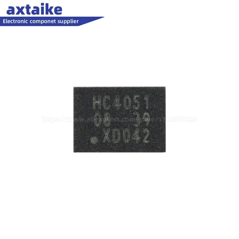 10PCS 74HC4051BQ HC4051 74HC4051 QFN DHVQFN-16 Multiplexer Switch ICs 74HC4051BQ,115 74HC4051BQ-Q100,11 SMD IC