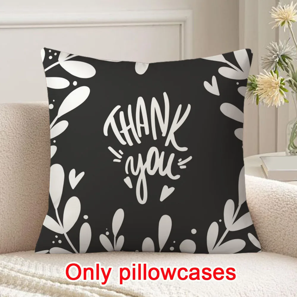 

Christmas Pillow cover winter decorative 45x45 cushions cover for pillow case New Year decorative cushions thank you gift